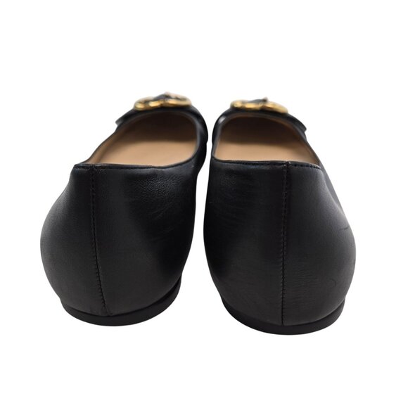 Gucci Leather Buckle Accent Ballerina Flats Size IT 38.5/US 8.5 - Picture 7 of 12